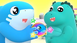 SHARING is caring SONG! BABY CROCO, don't borrow a toy without asking first! - Good Manners for Kids