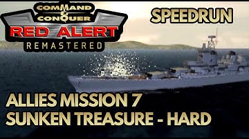 Red Alert Remastered - Allies Mission 7 - Sunken Treasure [Hard]