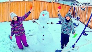 FIZEMOS UM OLAF DE VERDADE! ★ Boneco de Neve do FROZEN - 100% REAL com meu Primo (Ft CANAL DO DUDU)