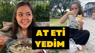 Kırgızistan’da AT ETİ ve SOKAK YEMEKLERİ!