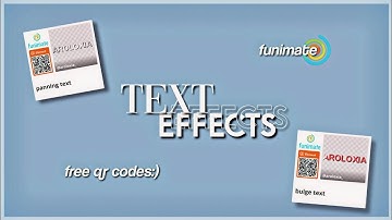 free text QR codes on funimate | advanced text effects | aroloxia 🤍