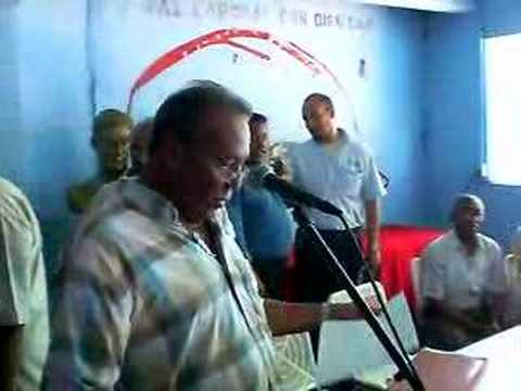 Franklin Rondon de Visita en Puerto Cabello. en el...