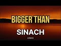 SINACH - BIGGER THAN | Video #lyrics