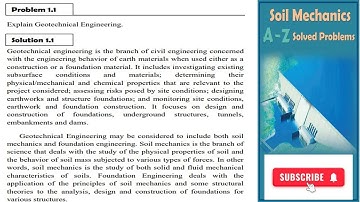 Soil Mechanics Q&A-1