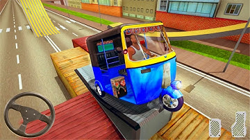 Rickshaw Driving Game：Ultimate Tuk Tuk Rickshaw Driving 2019 - Android GamePlay