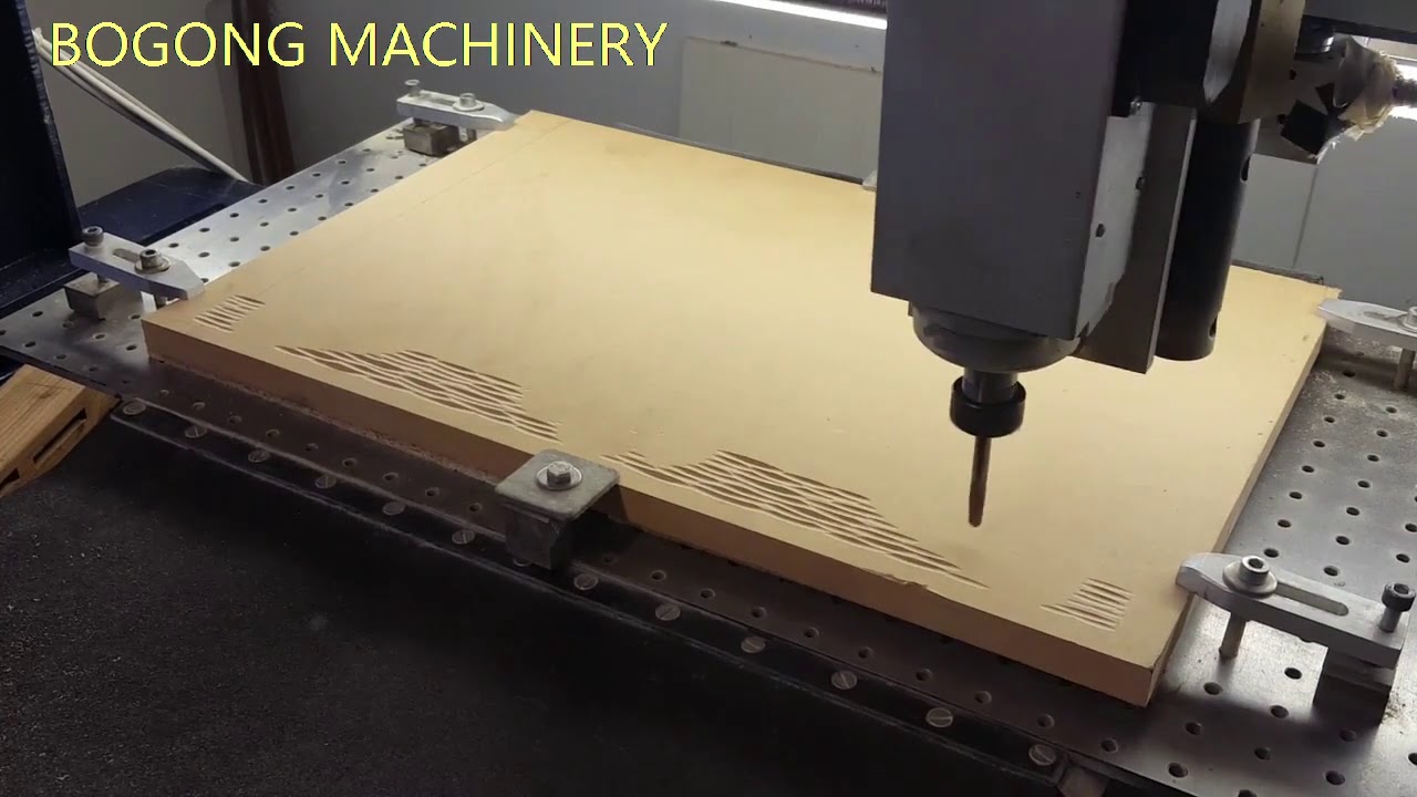 CNC router wood engraving - YouTube