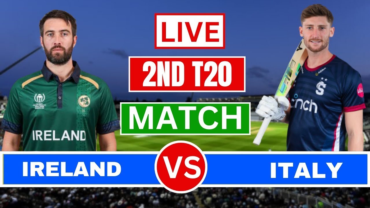 Ireland vs Italy || IRE vs ITA 2nd Match, WC EUR Qualifier 2023 live scorecard