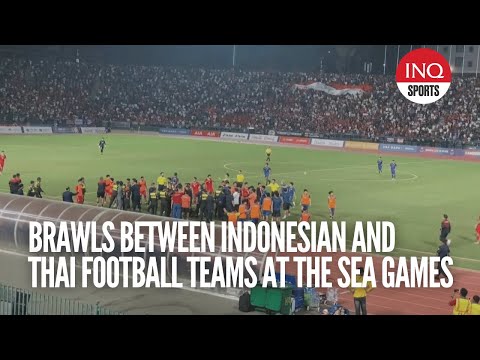 Brawls between Indonesian and Thai football teams at the SEA Games