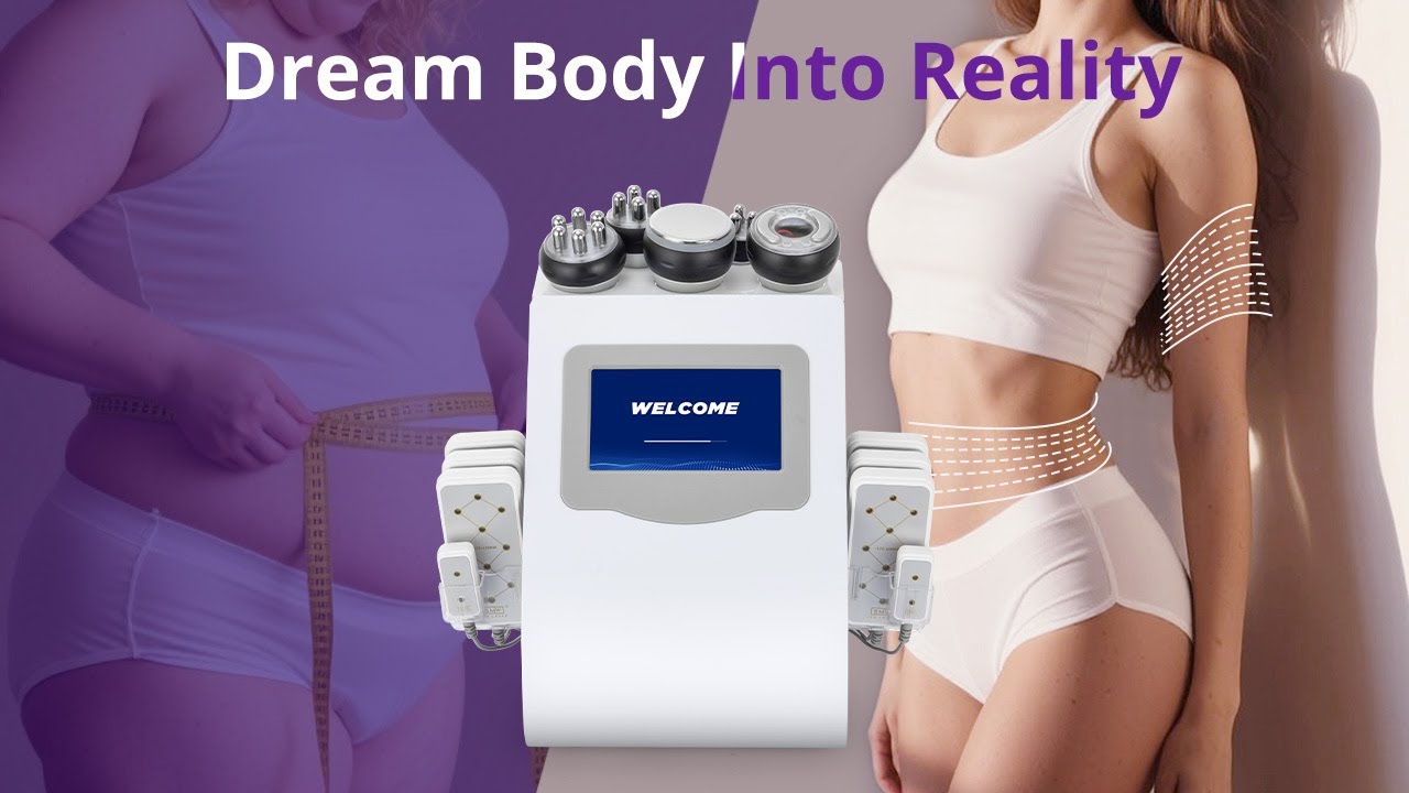 How To Use | 6 In 1 Cavitation Machine With RF Vacuum | Model: MF