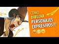 ✏️ 3 claves para dibujar mejores expresiones y caras + PSD GRATIS y Dibujo paso a paso