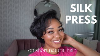 Long Pixie Silk Press