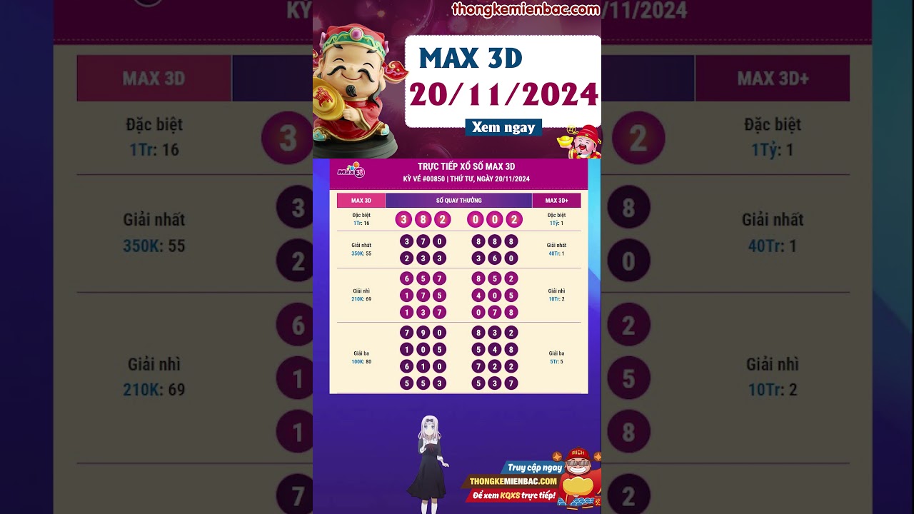 free cash bonus no deposit casino uk 2019 XS Vietlott Max 3d ngày 20/11 - Kết quả xổ số trực tiếp Vietlot Max 3d Vietlott hôm nay