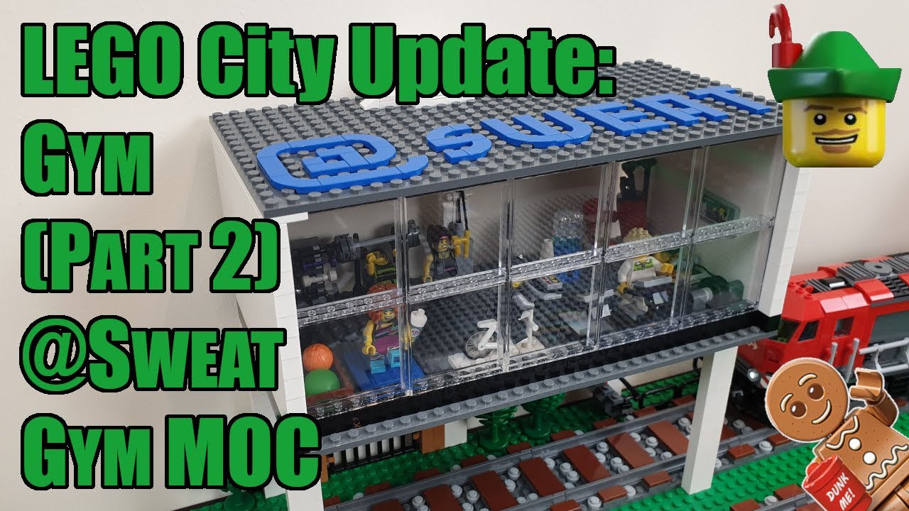 LEGO City Update - Gym Part 2 - @Sweat Gym MOC 🏋️‍♂️🏹