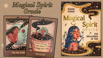 Magical Spirit Oracle by Alexis Rakun | Flipthrough, Guidebook, Pairings & Reading