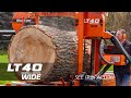 Lt40wide the famous woodmizer sawmill  now with wide head   see it in action  woodmizer europe