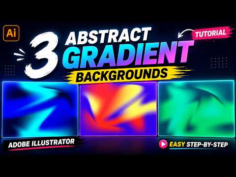How to Create Abstract Gradient Backgrounds in Adobe Illustrator