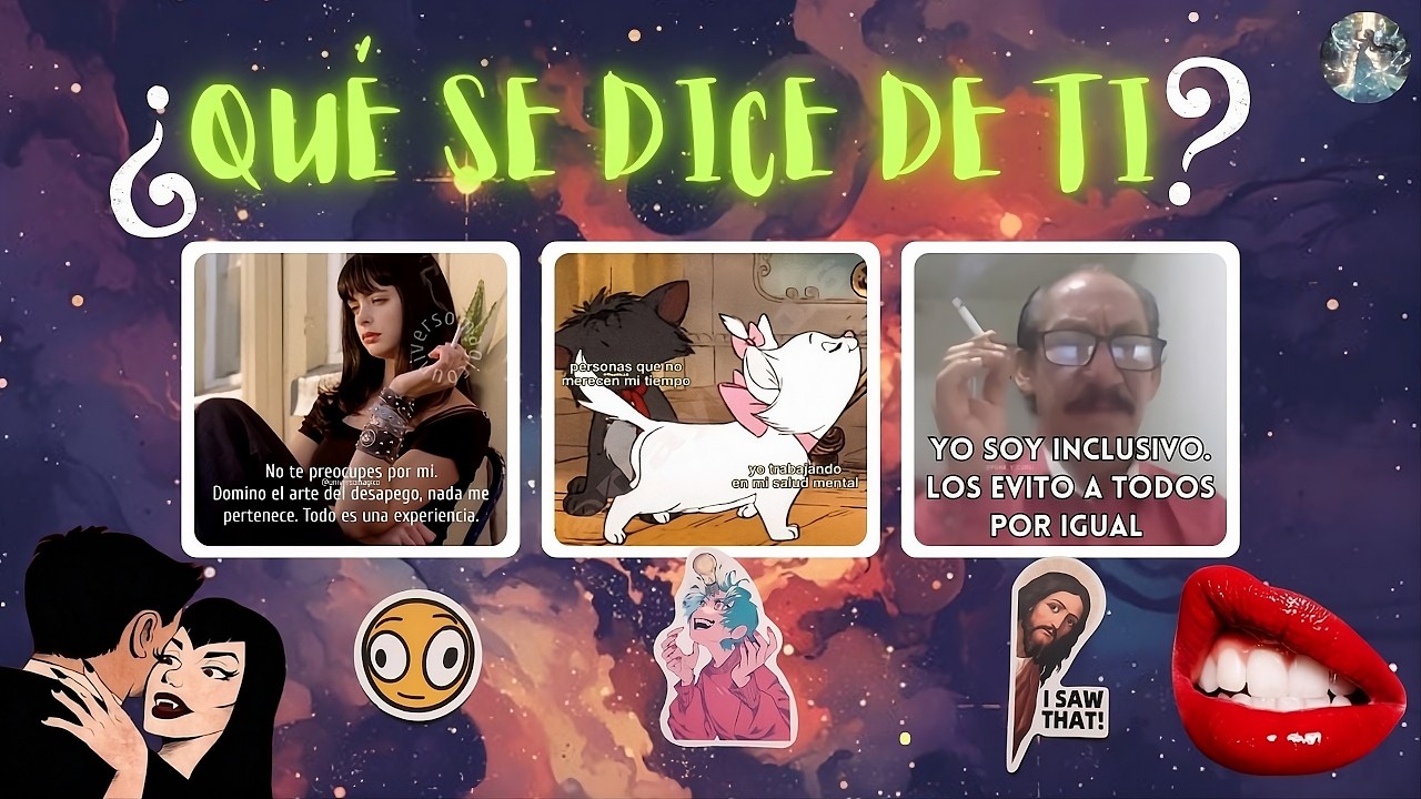 ¿QUÉ SE DICE DE TI?🔮Tarot Interactivo🔮