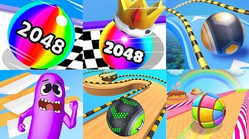 Ball Run 2048 Vs Wacky Run, Ball Merge 2048 Vs Going Balls, Action Balls Vs Candy Ball Run