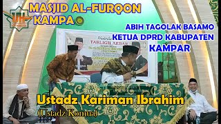 GOLAK BASAMO KETUA DPRD KABUPATEN KAMPAR - USTADZ KARIMAN IBRAHIM