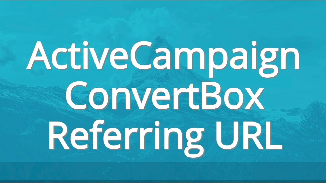 Url refer. ACTIVECAMPAIGN.