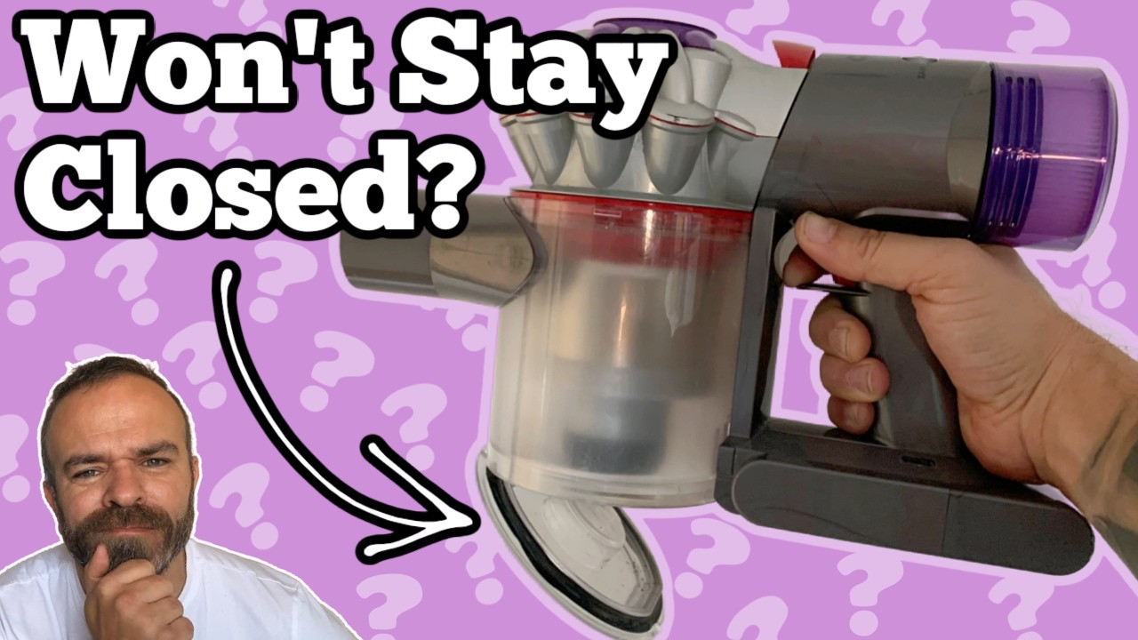 How to Replace Dyson V7 V8 Bin Lid in 90 SECONDS! - YouTube
