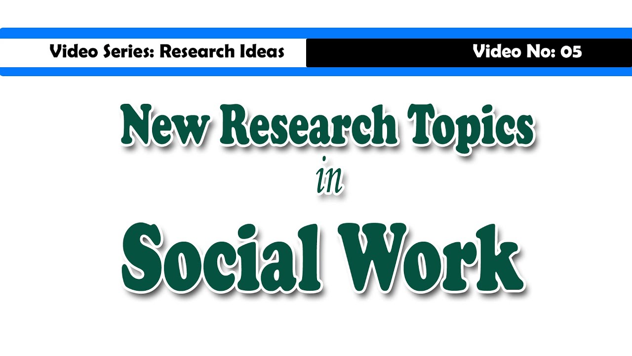 social research project ideas