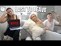 Last To LEAVE The BATHROOM Wins $1,000 - Challenge w/Sister & Girlfriend!!