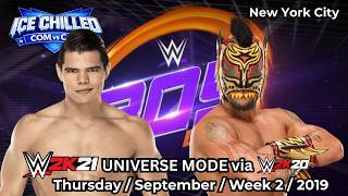 WWE 2K20 Universe Mode COM 🆚 COM: WWE 205 Live (Thu.Sep.Wk2.2019)|NO Commentary Stream