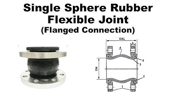 Create Single Sphere Rubber Flexible Joint DN50-DN600 Revit Family (Parametric)