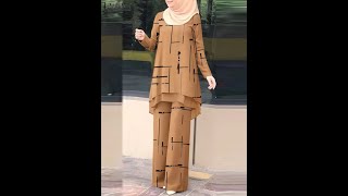 ZANZEA Muslim Women Pant Sets – Elegant Islamic 2-Piece Outfit for a Stylish Look screenshot 1