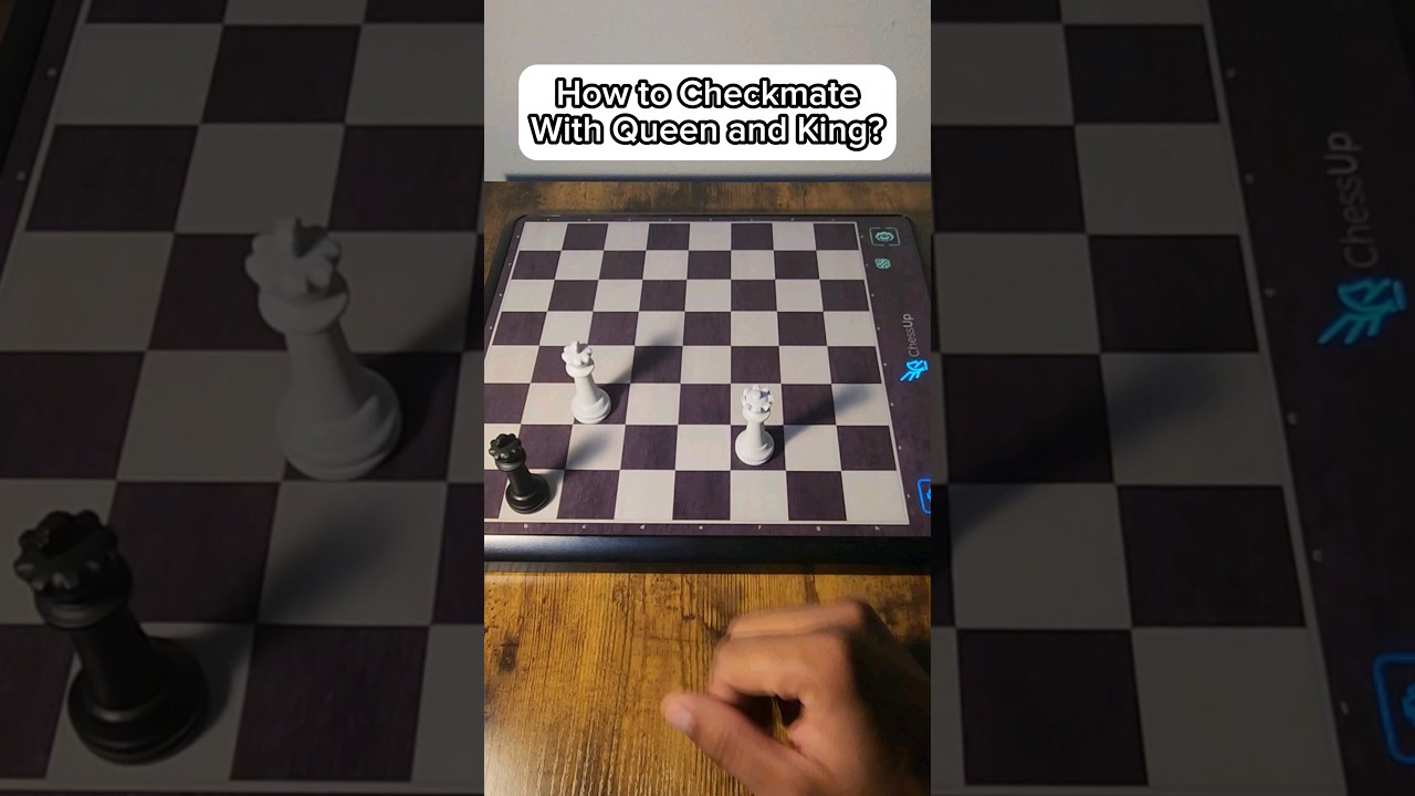 How to Checkmate With Queen and King? #chess 