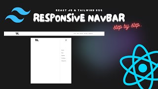 Build A Responsive Navbar Using ReactJS & Tailwind CSS  #reactjs #tailwindcss