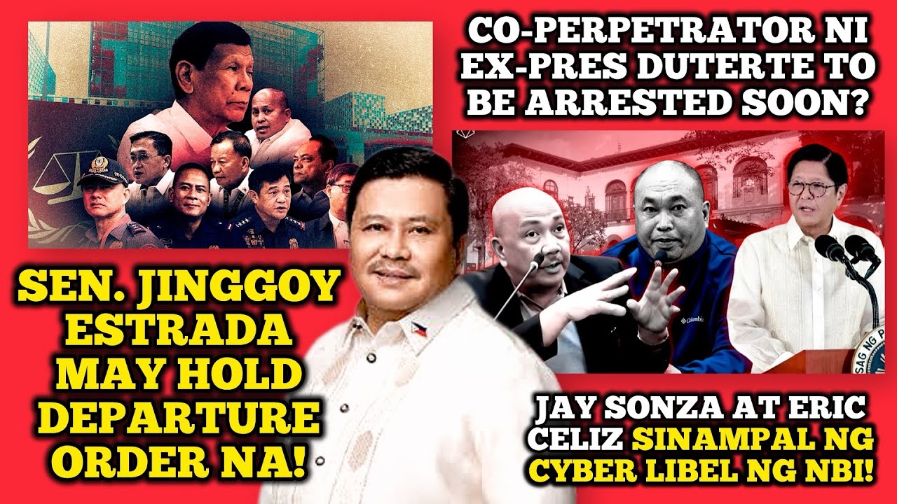 Kent Garcia is live! JINGGOY’s HOLD DEPARTURE ORDER AT KASONG CYBER LIBEL NG NBI NI SONZA AT CELIZ