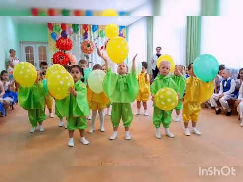 Вітання з кульками молодша гр