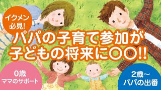 【子育て：イクメン】イクメン＆ママ必見！　パパの子育て参加で子どもの成長に大きな影響が!?　　母原病・父原病の原因はこんなところに!! 　良い意味でも悪い意味でも、パパの影響力は大きいのです。