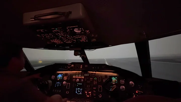 ILS to minimums in a Challenger 601