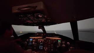 ILS to minimums in a Challenger 601