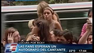 Ricky Martin y sus fans en Buenos Aires