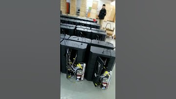 12 door smart key lockers for one customer, ready to ship