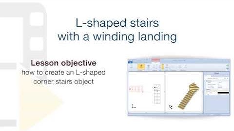 Edificius Tutorial - L shaped staircase with winder landing - ACCA software