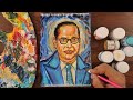Dr. B.R. Ambedar Jayanti Special Painting #youtubeshort #jaibhim #ambedkar 💙