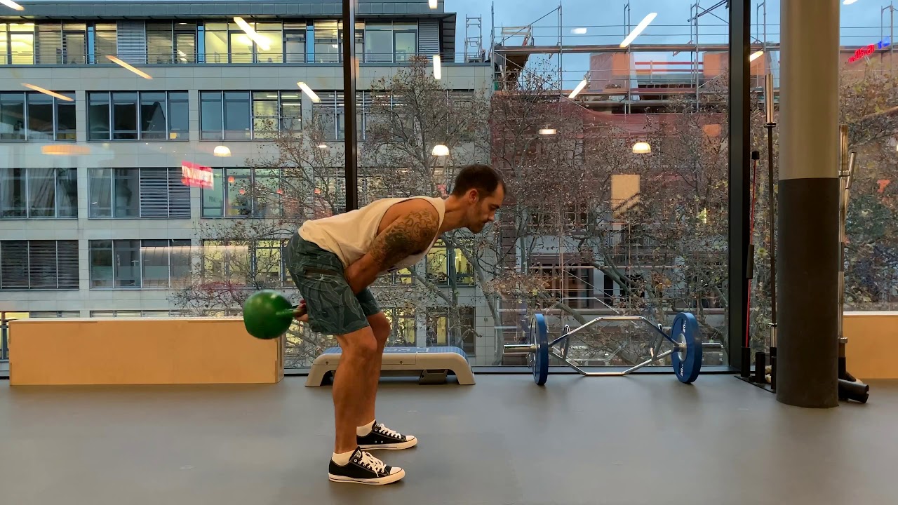 Kettlebell Swing 1/2 Bent Arm YouTube