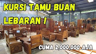 Rekomendasi Buat Lebaran 2025 Kursi Tamu Kayu Jati 2jta saja !! #kursitamujati #kursitamu