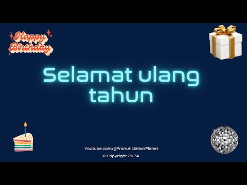 Birthday Wishes In Indonesian