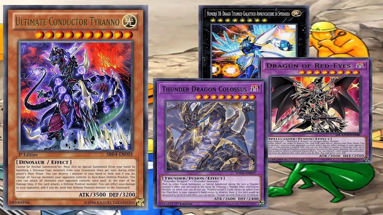 Ultimate Conductor Tyranno Deck Dinosaur Thunder Dragon - YGOPRODeck