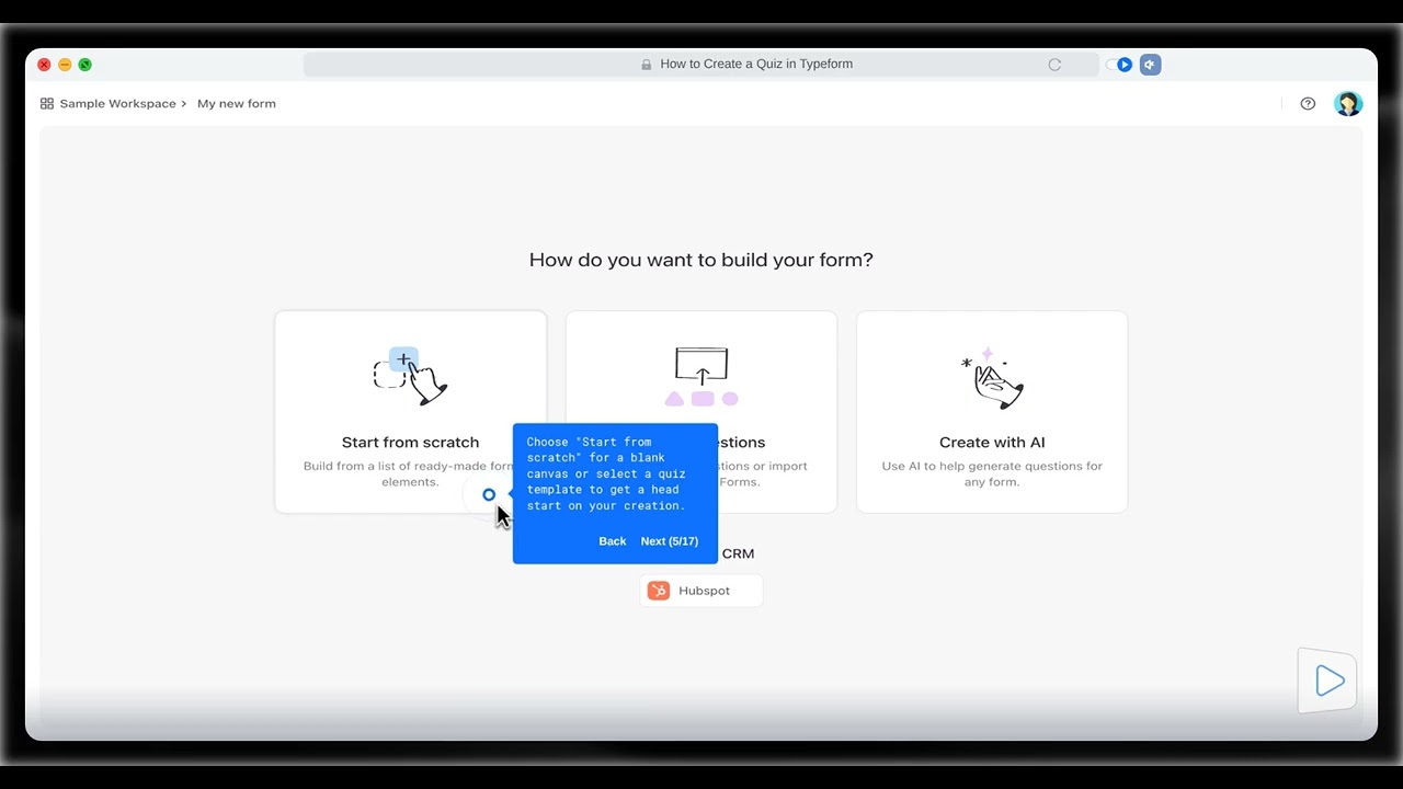 How to Create an Interactive Quiz in Typeform Step-by-Step
