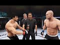 Bruce Lee vs. Bas Rutten - EA Sports UFC 2 🐲 - Dragon Fights 🐉