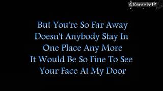 Video thumbnail of "Carole King - So Far Away (Instrumental Cover)"