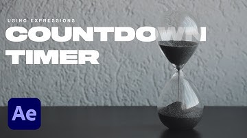 COUNTDOWN TIMER USING AFTER EFFECTS EXPRESSION