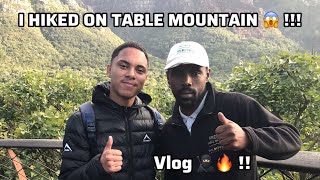 I HIKED ON TABLE MOUNTAIN FOR THE FIRST TIME 😱 !!! || TABLE MOUNTAIN HIKE VLOG 🔴 || CAPE TOWN SA